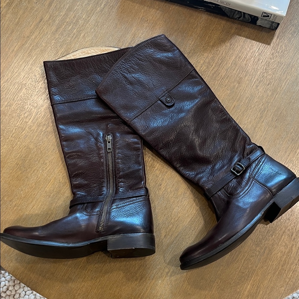 Frye Rich Brown Leather Footwear size 6 1/2 GUC